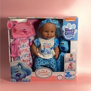My Sweet Love Blue's Clues Doll with Pink Outfit